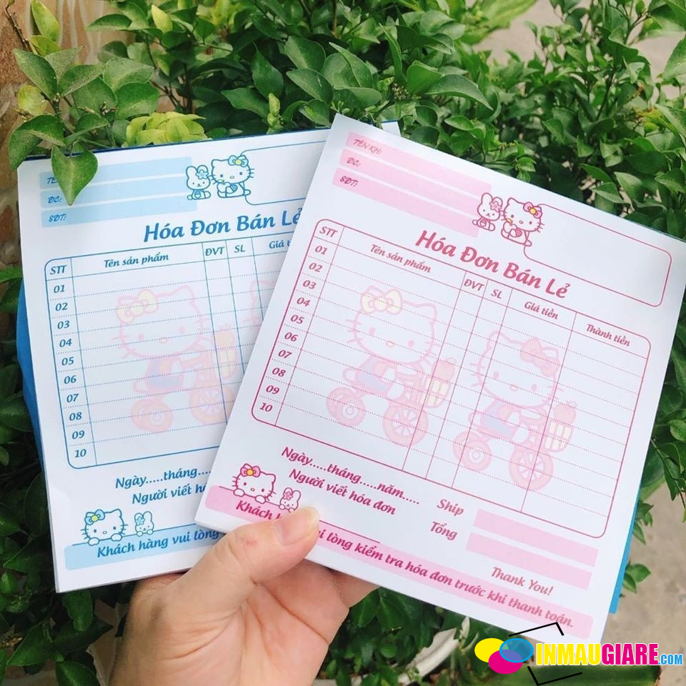 Tại Sao Nên Đặt iN Hóa Đơn Bán Lẻ Tại Xưởng iN Màu Giá Rẻ?