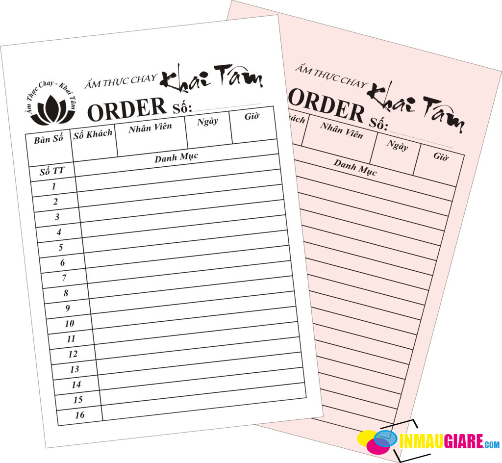 Lợi Ích Của Việc iN Phiếu Order Theo Yêu Cầu Thay Vì Dùng Mẫu Mua Sẵn