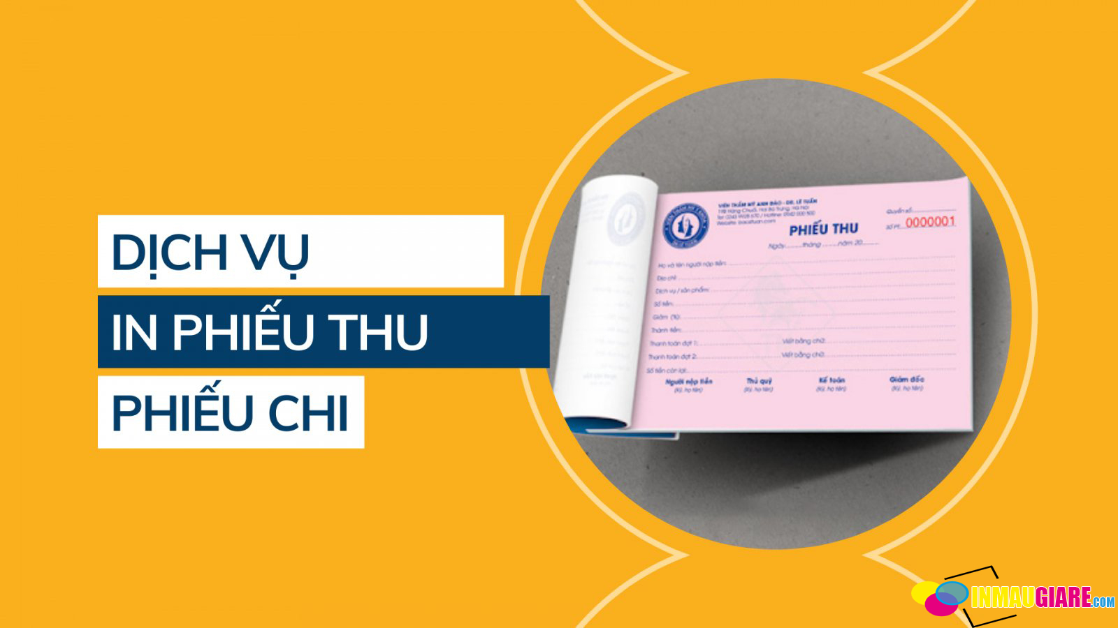 iN Phiếu Thu, Phiếu Chi Khổ A5, A6 Giá Rẻ Tại Hà Nội