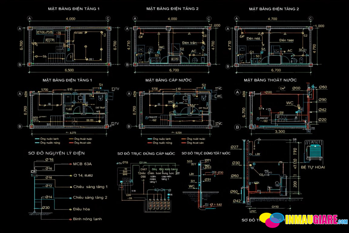 Tại Sao Cần iN Bản Vẽ Kỹ Thuật Bằng Công Nghệ iN Màu?